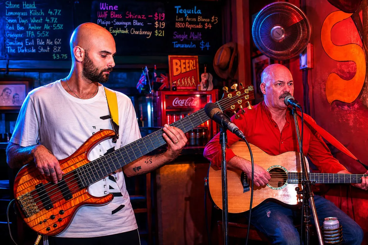 The Sunday Sundowner Sessions open mic at Tacos Kokopelli